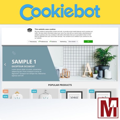 Cookiebot - Monitoring and control of cookies