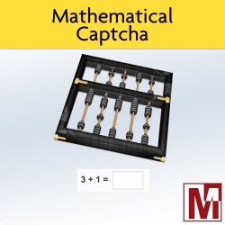 Mathematical Captcha, the most simple and effective method